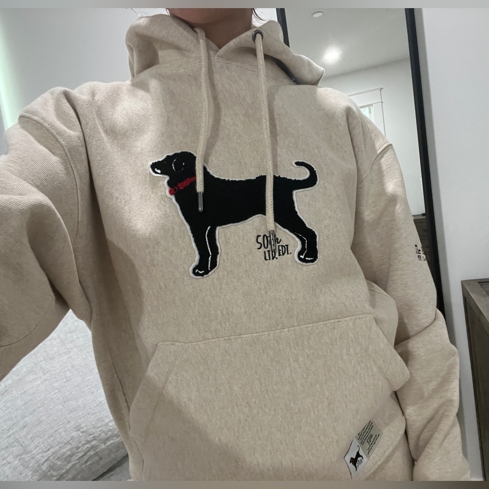 Black Dog Size Small Womens Hoodie